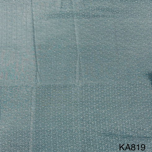 Embroidered Sequins Chanderi Fabric-KA819